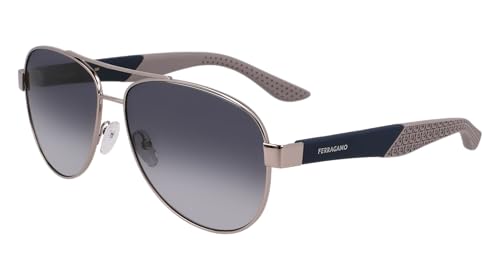 [FERRAGAMO] SF275SN 021 SHINY LIGHT RUTHERIUM 62/14/150 男性用サングラス