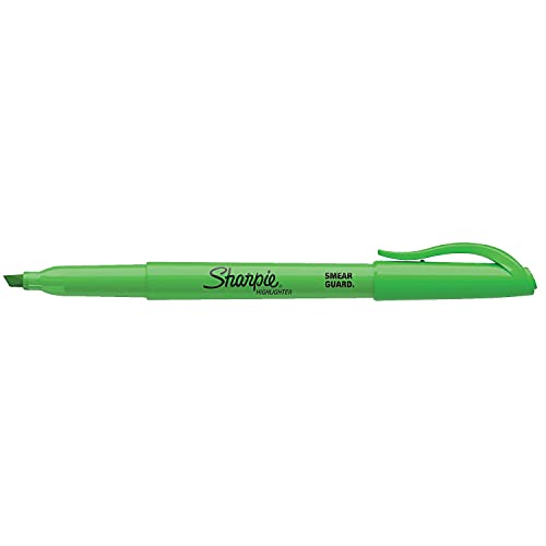 Sharpie Pocket Highlighters Chisel Tip Highlighter Marker Set Office Supplies And Classroom Supplies Assorted Colors 24 Count