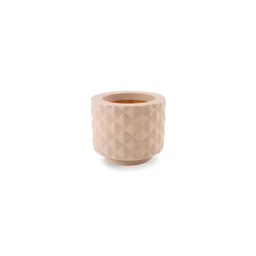 VASO POLIETILENO MODEL RECÔNCAVO (Branco Mármore)