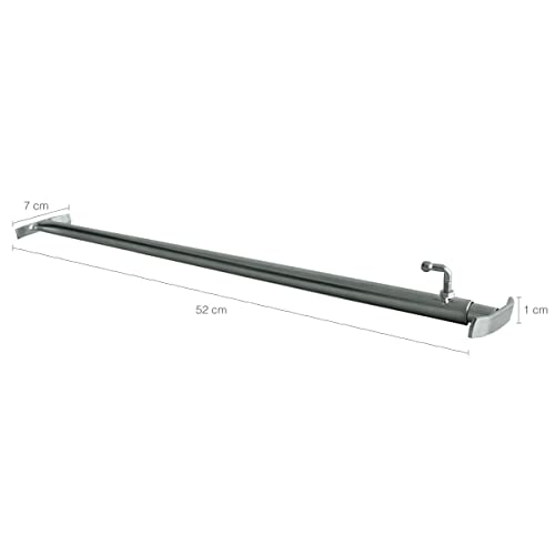 MS Aramados, 31486, Suporte Extensor Prolongador Ajustável de Churrasqueira Grelhas Espetos, cor Cin