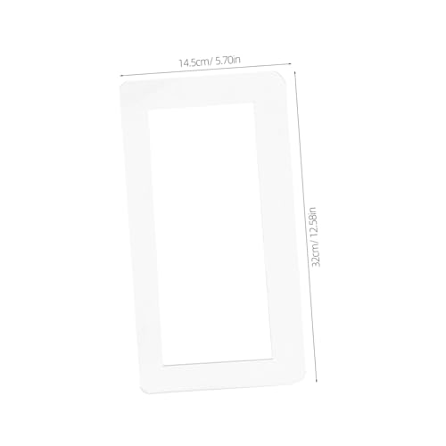 Decoración acrílica para interruptor de salón y oficina moderna que evita manchas 3