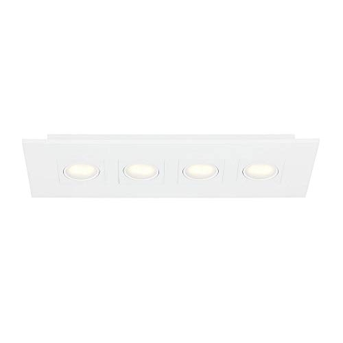 Eurofase 27993-019 Venue - 36W 4 LED Linear Flush Mount - 9.5 Inches Wide by 2.25 Inches High, White Finish