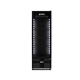 Expositor e Refrigerador Vertical VRS16 Imbera - All Black Inverter 485L Porta de Vidro 0ºC a +7ºC Bivolt Automático