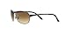 Ray-Ban RB3342 Warrior Aviator Sunglasses, Gunmetal/Brown Gradient, 63 mm