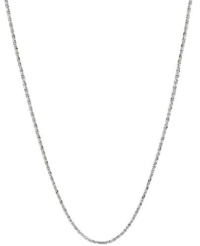 Chaîne Roc en argent massif collier quotidien pour femme active