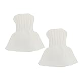 Puños falsos : amplia de usos y versátiles, como vestidos, suéteres, camisetas, camisas, etc., mangas desmontables.