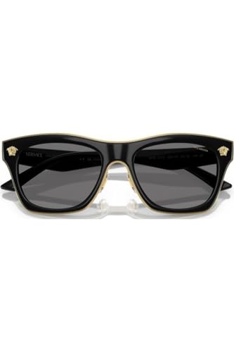 Image of Versace Man Sunglasses Havana Frame, Dark Grey Lenses, 53MM