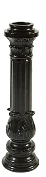 Alumina Products, Inc. B-4007 Decorative Solid Cast Base – 26″ Mailbox Base Cast Aluminum, Black