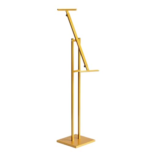 �X�^���h�Ŕ� �X�`�[���� ���������\ 58�`103cm A1 A2 B1 B2�Ή� �p�x�����\ �ݒu�ȒP �|�X�^�[�t���[���X�^���h �X�� �I�t�B�X�p (�S�[���h)