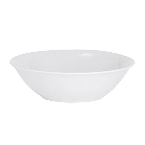 Argon Tableware 24x White Pasta Bowls - 23cm (9") - Ceramic Dinner Plates Dish Set Cereal Soup Serving Noodle Bowl - Dishwasher and Microwave Safe - Image 5