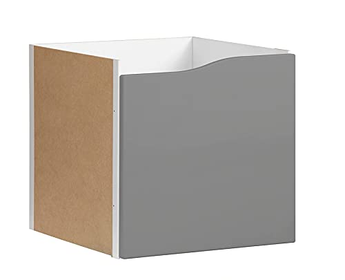 Kallax IKEA Einsatz mit Tür, dunkelgrau ohne Griff Cover