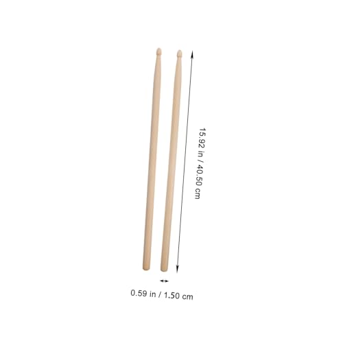 Baquetas de Madera 6 Pares para Percusión miniatura 3