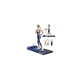 BLACK LORD Cinta de Correr 2,2CV - Cinta de Carrera Eléctrica con Control de Velocidad para Casa, Gimnasio y Oficina | Entrenamiento Eficaz para Caminar-Sin pasamanos, Azul