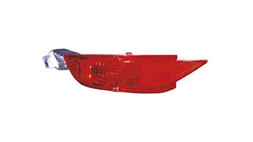 IPARLUX Derecho-PILOTO PARAG.TRASERO-sin portalámparas-AntinieblaTrasero-Rojo EN PARAGOLPES TRASERO ON REAR BUMPER compatible con FORD FIESTA Mk7 3/5P (08-)