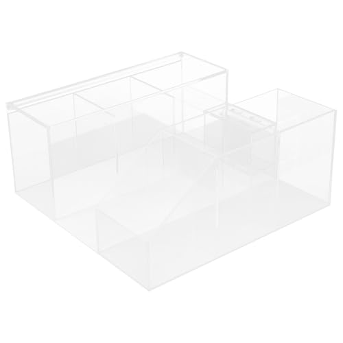 Boîte rangement outils extensions cils acrylique Cabilock support maquillage transparent