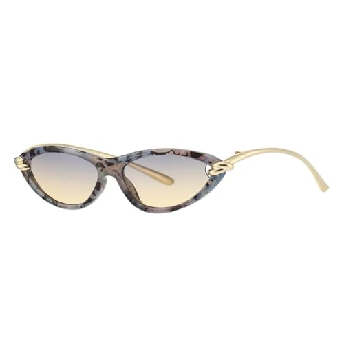 Lunettes œil de chat ovales creuses couleur bonbon pour vos sorties estivales