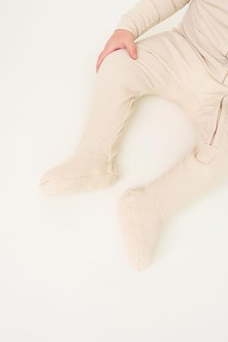 Image of Copper Pearl Baby Zip-Up Footie Pajamas - Soft Stretchy Sleep and Play Footies for Boys and Girls