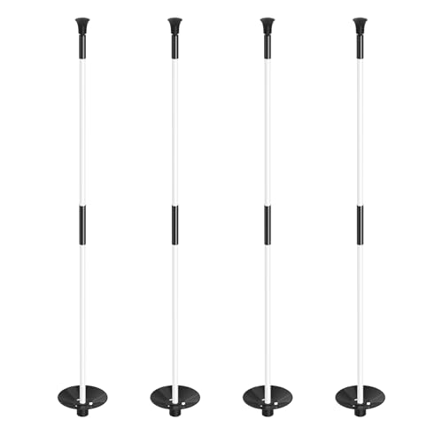 KINGTOP 3ft Golf Flagstick – 2-Piece Design Ball Retriever