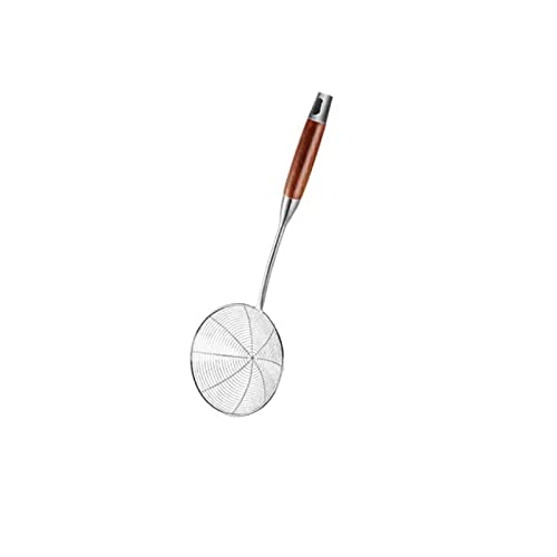 Hendyijb Sz Concha de sopa, coador de aço inoxidável para escumadeira, coador, panela frita, filtro