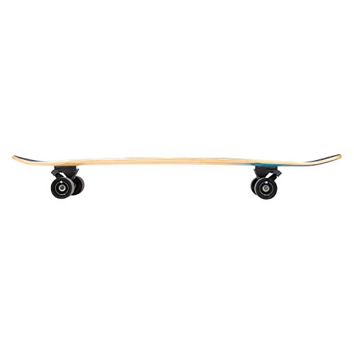 Retrospec Zed Longboard Skateboard Complete Cruiser | Bamboo & Canadian Maple Wood Cruiser W/ Reverse Kingpin Trucks For Commuting, Cruising, Carving & Downhill Riding #TOP4