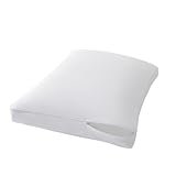 PEFCSTONR Cooling Gusseted Pillow Protector - 1 PC, Zipper Premium Waterproof Gusset Pillow Encasement Covers(Queen)