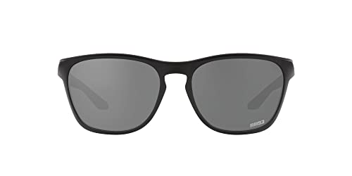 Oakley Men's Oo9479 Manorburn Square Sunglasses, Marc Márquez Matte Black Ink/Prizm Black, 56 mm