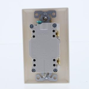 #US SGF15LA Light Almond 5-15R 15A Self Test Outlet Receptacle 125V