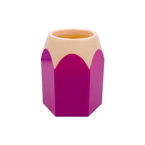 Shaped Desktop Pen Holder, Multifunctional Cute Storage Stationery Pen Stand, Aesthetic Desk Organizer For School (purple)