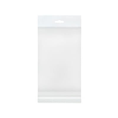 4x6 High Clarity Polypropylene Bags with White Header
