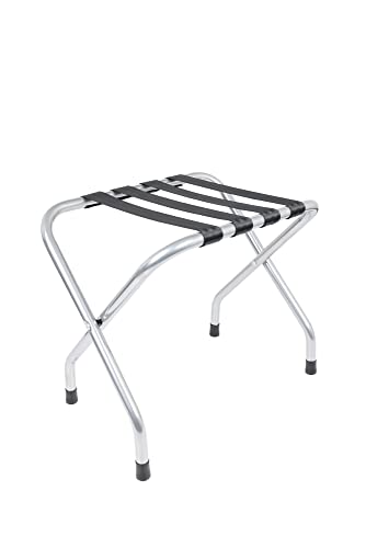 Whp Wholesale Hotel Products Powderchrome Coatal Luggage Rack- Environmentally Safe Manufacturing Process- Waterproof Finish- Perfect For Condos, Homes, Coastal Rental Properties, Hotels #TOP2