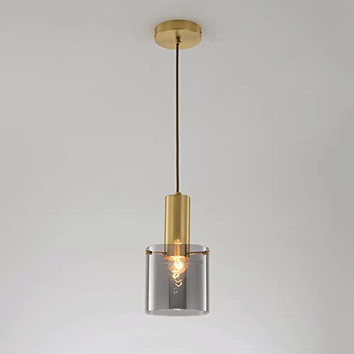 Lustre suspension en laiton RLKHXBS et verre ciselé pour un design haut de gamme