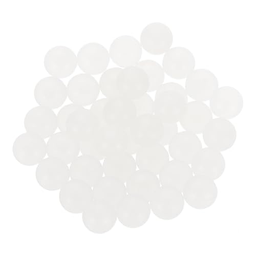 uxcell 100pcs PP Plastic Bearing Balls 11mm Solid Plastic Balls, Precision Bearing Ball, White