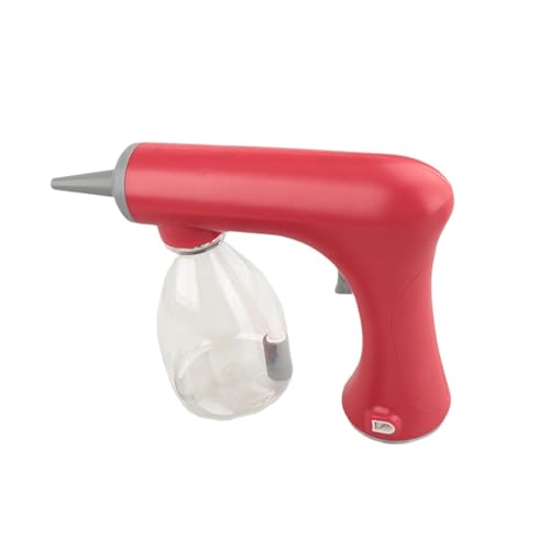 GARENDE ヘアスタイリングフォームメーカー ホットラザーマシン 均等泡分配 パーマ液吸収促進 USB充電式 長時間連続稼働 コンパクト 美容業務に適用, 赤 300ml