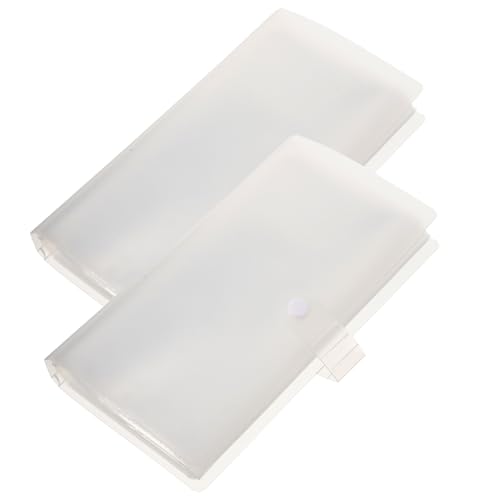 Cabilock Álbum Organizador Transparente para Billetes de Avión y Entradas 40 Bolsillos 80 Tarjetas Formato Portátil 2 Unidades Adecuado para Guardar Recuerdos Tarjetas y Fotos de