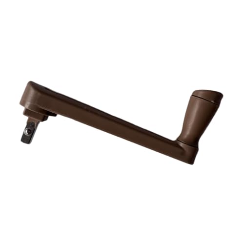 Milageto Ombrello da Patio Manovella Maniglia Gruppo Braccio Giardino Cortile Spiaggia Maniglia Staccabile Accessori per Ombrello Parti dell'ombrello, Marrone