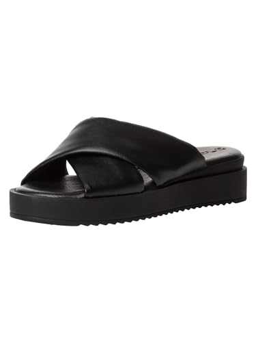 Tamaris Damen Plateau Mules Keilabsatz; BLACK/schwarz; 41 EU