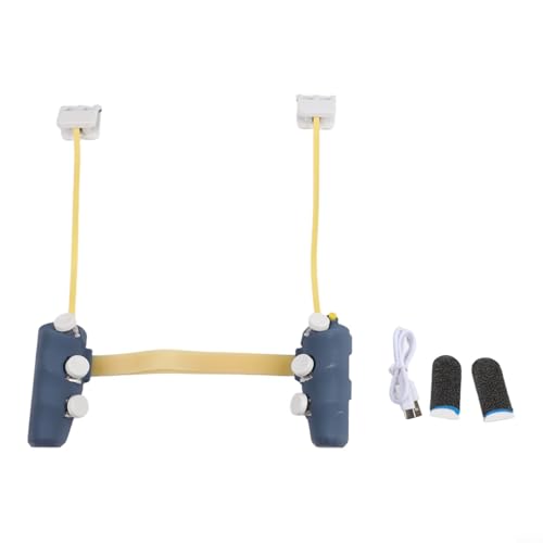 Manette de jeu pour tablette à monter soi-même pour iPad, impression 3D avec bouton à impulsion continue, déclencheur de jeu d'action et dragonne portable (12,4 ~ 13,5)