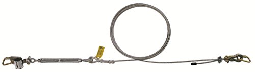 Image of 3M DBI-SALA 7403060 SecuraSpan Horizontal System, 60-Feet Galvanized Cable Lifeline, Tensioner, Termination and Mounting Hardware, Zorbit Energy Absorber