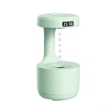 camera da letto dell'800 Grande capacità d'acqua: con un impressionante serbatoio d'acqua da 800 ml, questo umidificatore può fornire nebbia continua fino a 12 ore, idratando efficacemente l'aria e alleviando la secchezza.