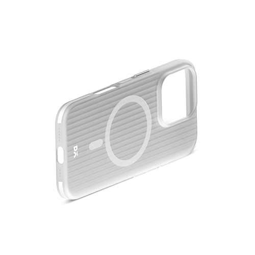 Image of DailyObjects Beam 2.0 Magnetic Protective Case Cover Compatible with iPhone 16 Pro |Magsafe|Camera & Body Protection|Anti Shock,Scratch Resistant|Precise Cutouts Design|Wireless Charging-White