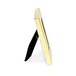 Laura Ashley 2x3 Pink Enamel Picture Frame, Gold Metal Edge with Easel, for Countertop, Counterspace, Tabletop Display, Bookshelf, Desk, Wall Décor, Photo Gallery (2x3, Pink W/Gold) - Image 3