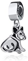 Bolenvi French Bulldog Dangle Bead Charm, 925 Sterling Silver Charm For Bracelets & Necklaces, Compatible with Pandora and Similar Charms Bracelets & Necklaces, Unique Necklace & Bracelet Pendant - Image 2