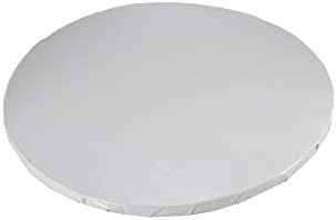 12" White Round Drum, 1/2" 2 Count