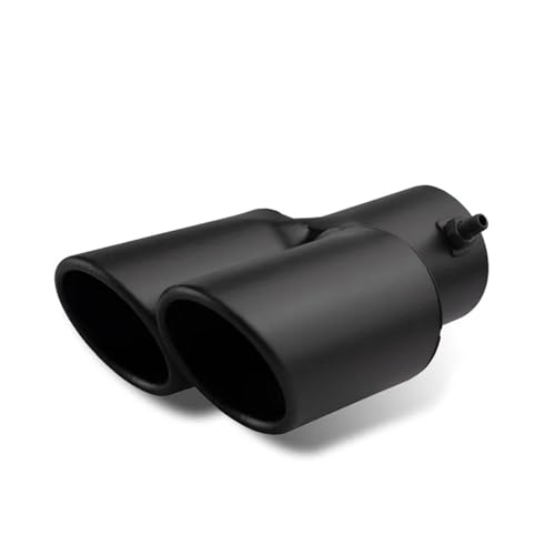 Silenciador De Escape Universal Para Coche Punta Acero Inoxidable Con Doble Tubo Modificado Apto Para Mayoría Los Coches Tubo de Escape Coche(Style4)