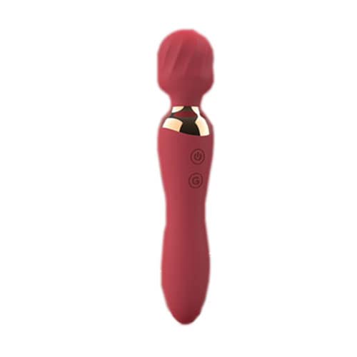 Delivery Fast 10 Modes Quiet Waterproof Bullet Massage Rod Powerful Mini Stick Portable Massage Ball for Women Pleasure, Travel Pocket Personal Bullet Tool for Body Relax, Strong Shock (Red)