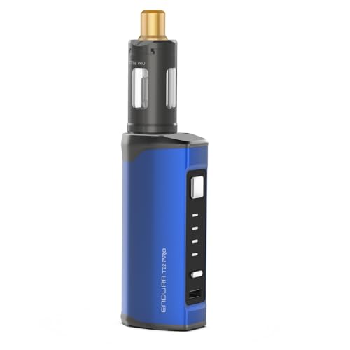 For Innokin Endura T22 Pro Kit Batería 3000 mAh (Azul Real) 4,5 ml T18E Pro Tank T18E Coil 1,5 Ω/1,7 Ω Vapeo suave MTL | recarga deslizante superior | pantalla LED vapeo automático - No Nicotine