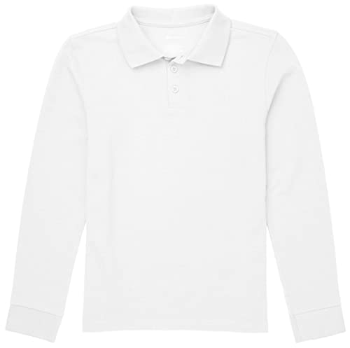 Image of Classroom School Uniforms Big Kid Long Sleeve Pique Polo CR835Y