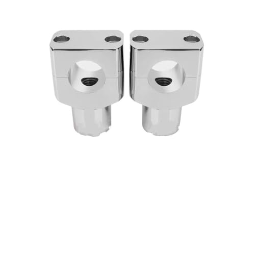 Pontets guidon réhausse 25 mm pour soulager le dos sur moto Dyna et Sportster