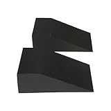 Pack of 2 Slant Board for Heel Elevated Squat Weightlifting Calf Stretcher Slant Board for Mobility Balance and Strength Performance
