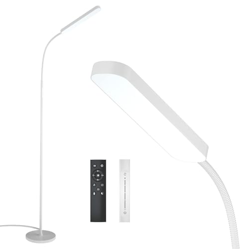 Wio-Mio Floor Lamps, 15w/1000lm Bright LED Floor Lamp with Stepless